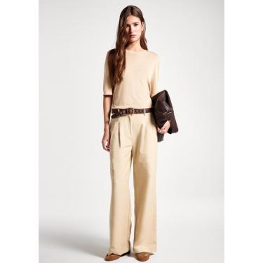 Imagem de Calça Feminina Cintura Média Com Linho-Feminino