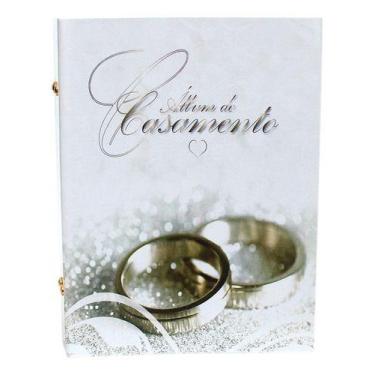 Imagem de Álbum de Fotos Casamento 60 Fotos 20x25 Rebites Rec 114/01 - RECORDARI