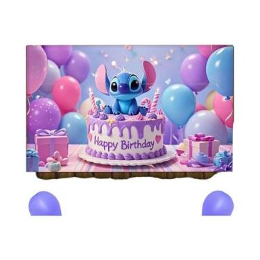 Imagem de Decoração De Festa De Aniversário Infantil Lilo & Stitch Balões Presen