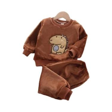 Imagem de Conjuntos De Pijamas De Inverno Para Meninas E Meninos De 2 a 6 Anos, 