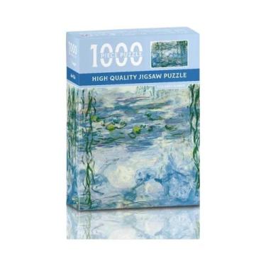 Imagem de Quebra-Cabeça Mini Para Adultos 1000 Peças Van Gogh a Noite Estrelada 