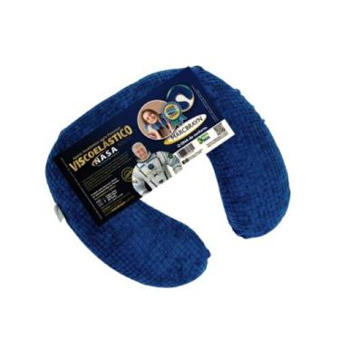 Imagem de Almofada de Pescoço MarcBrayn Nasa Soft Plush com Capa Lavável