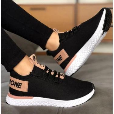 Imagem de Tênis Feminino Ultra Bone para Treino Academia Caminhada Calçe Facil P