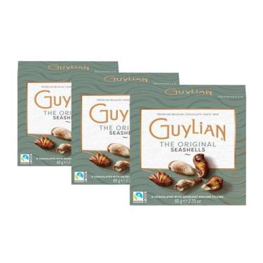 Imagem de Chocolate Belga Guylian Bombom Pralinê 3 Caixas 65g