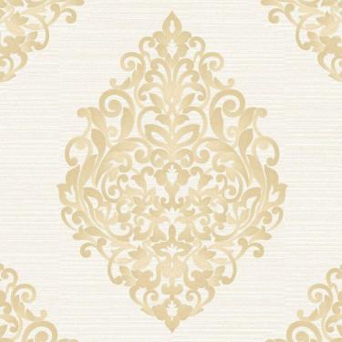 Imagem de Papel De Parede Fiesta Modern Arranjo Damask Dourado 533081 Fiesta Modern 533081
