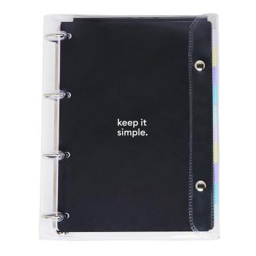 Imagem de Caderno Argolado PVC PRETO - POLIBRAS