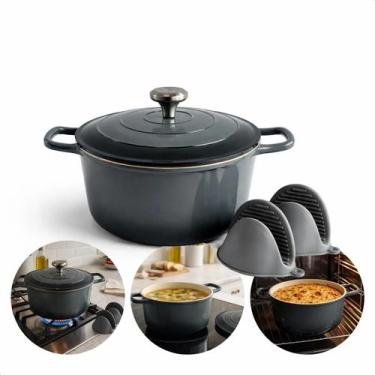 Imagem de Panela Caçarola Cerâmica Antiaderente Indução com Pegador Incluso - Jh