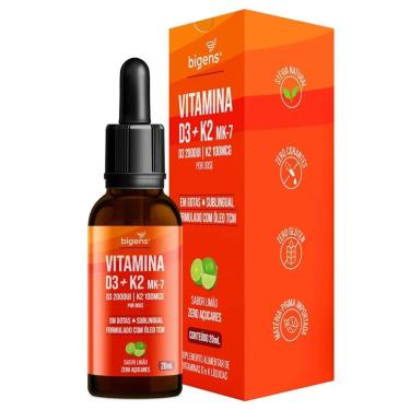 Imagem de Vitamina D3 + K2 - 20ml Limão - Bigens-Masculino
