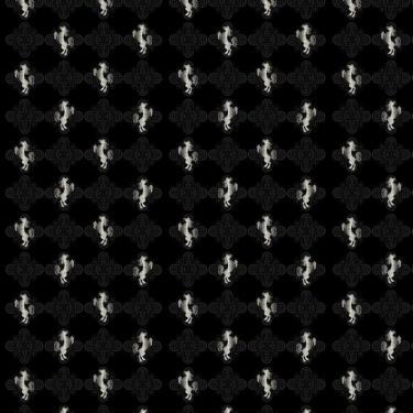 Imagem de Papel De Parede Cavalo Cinza Fundo Preto Adesivo Decorativo