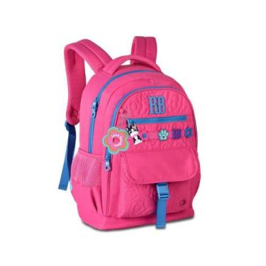 Imagem de Mochila Costas Flower Power Rosa - Rebecca Bonbon