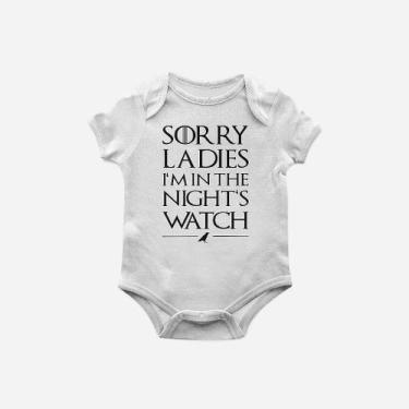 Imagem de Body Bebê nights watch cor Branco - Starnerd