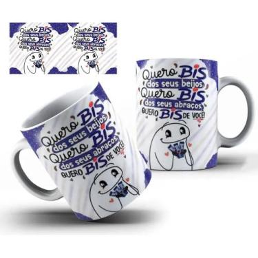 Imagem de Caneca De Porcelana Personalizada Pascoa Chocolate - JCL STORE, Azul