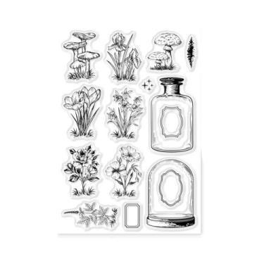 Imagem de Carimbos Transparentes Vintage Para Scrapbooking DIY: Fundo De Janelas