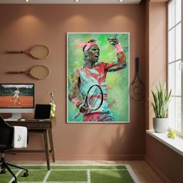 Imagem de Quadro Decorativo Craque De Tênis-70X50Cm Mold Preta - Quadros On-Line