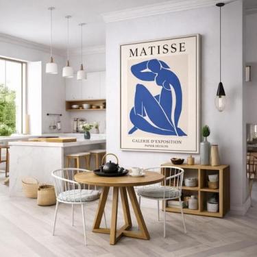 Imagem de Quadro Canvas Matisse Papel Découpés 70X50Cm Mold Branca - Quadros On-