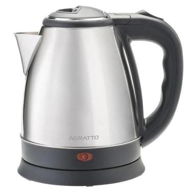 Imagem de Chaleira Elétrica Agratto, 1,8 Litros, Inox, Preto e Prata, 220V