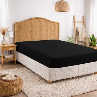 Imagem de Lençol King Micropercal 400 Fios com Elástico – Avulso Qualidade Durabilidade