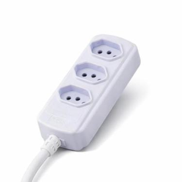 Imagem de Extensao Bivolt 3 Tomadas Tripolar 20A 5 metros Cabo PP 3 x 2,5mm Bran