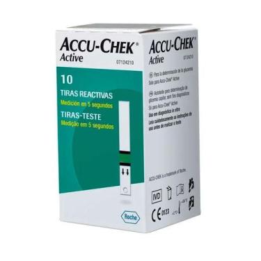 Imagem de Tiras Accu-Chek Active 10 testes - Accu Chek