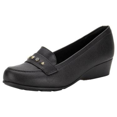 Imagem de Sapato feminino anabela modare 7014296, Preto, 37