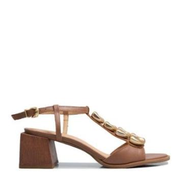 Imagem de Sandalia Ferrucci Salto Bloco-Feminino