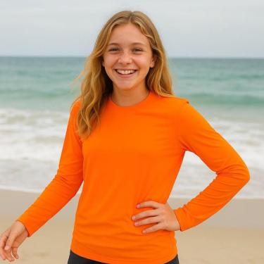 Imagem de Camiseta Térmica Proteção UV Solar Manga Longa Infantil PLT 352-Unissex