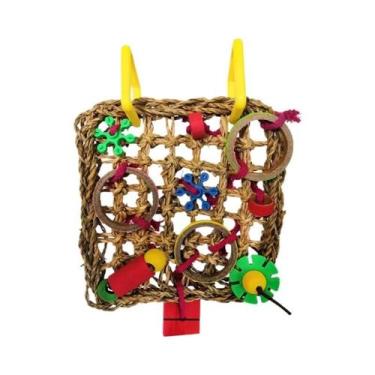 Imagem de Blocos De Madeira Coloridos Com Contas De Acrílico, Brinquedo Para Pás