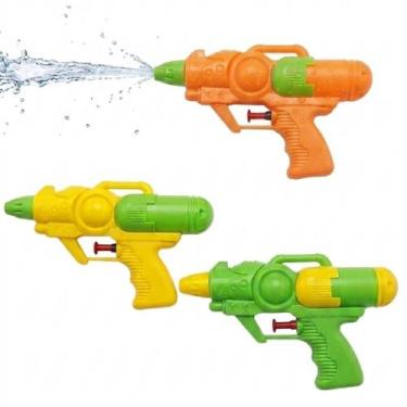 Imagem de Kit 3 Pistolinha de Água Brinquedo Piscina Criança - Aquacomando
