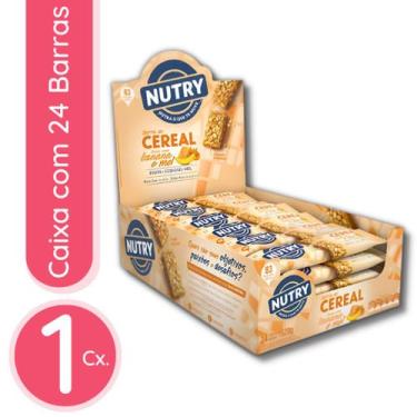 Imagem de Nutry Barra de Cereal Banana, Aveia e Mel  Caixa com 24 Unidades