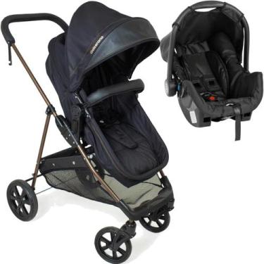 Imagem de Carrinho de Bebe Bebe Conforto Galzerano Napoli G22 Preto Cobre