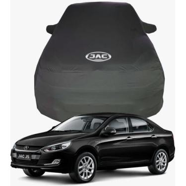 Imagem de Capa de Carro Jac J5 Tecido  Lycra Premium - Cadilhe Capas, Preto