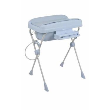 Imagem de 2x Banheira Bebê Completa c/ Trocador e Redutor - Azul - Congratulatio