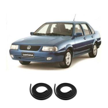 Imagem de Kit Borracha Vedação 2 Portas Traseira Santana 1991 A 2006 - sem marca