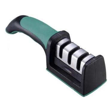 Imagem de Afiador Amolador Facas Com Cabo 3 Opções De Afiar Sharpener - Kadê