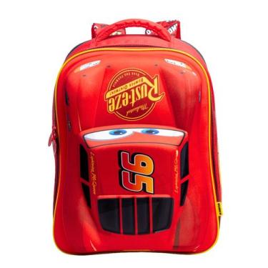 Imagem de Mochila de Costas Escolar Carros 3D Luxo Original 14912 - Disney