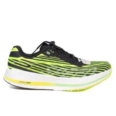 Imagem de Tênis Skechers Go Run Razor 4 Masculino, 41, Lima