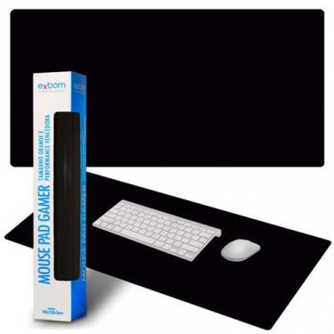 Imagem de Mouse pad gamer 700 x 350 ( preto ) - EXBOM
