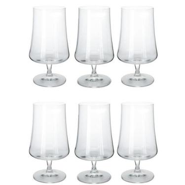 Imagem de Jogo 6 Taças 380ml 16,2cm Para Cerveja Xtra Em Cristal Ecológico - Boh