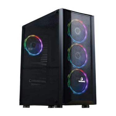 Imagem de Gabinete Gamer Concórdia Tower com 4 Fans RGB Inclusos Vidro Temperado