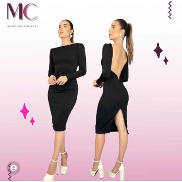 Imagem de Vestido decote v - M.carvalhofeminices 