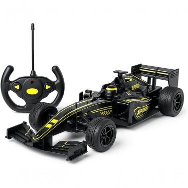 Imagem de Carrinho Controle Remoto Recarregavel Formula 1 Infantil 4 Funcoes Luz Bateria USB Frequencia 27 Mhz