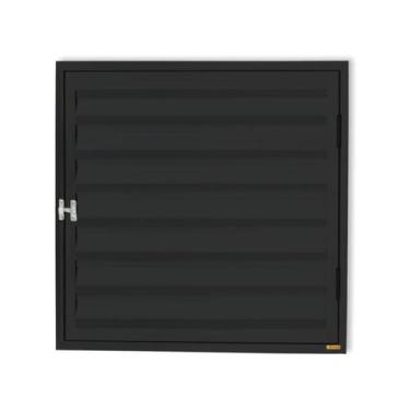 Imagem de Abrigo D'Água/Gásplus 1 Folha sem Ventilação 60x80cm Brimak Preto