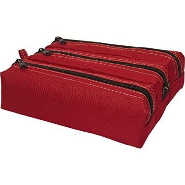 Imagem de Estojo Triplo Lona Vermelho - REFLEX