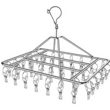 Imagem de Varal 40 Prendedores Para Roupa Intima Para Calcinha Meia Cueca Reforçado Inox 20 Prendedores