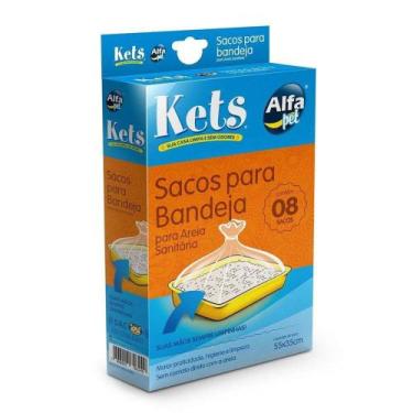 Imagem de Sacos Higiênicos Alfapet Kets para Bandeja 8 Unidades - Alfapet Granul