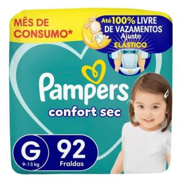 Imagem de Fralda Descartável Pampers Confort Sec G 92 Unidades