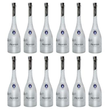 Imagem de Vodka Pravda 750ml Kit12