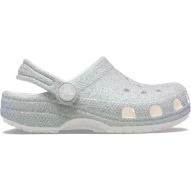 Imagem de Sandália infantil feminino clog.crocs classic clog glitter 210985, Pra