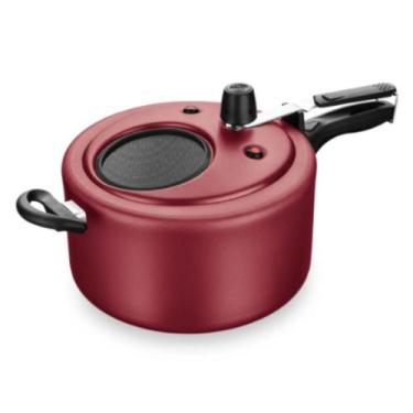 Imagem de Panela de Pressão Antiaderente 6 Litros e Tampa com Visor de Vidro 6L 