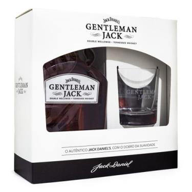 Imagem de Kit Jack Daniel's Gentleman Jack 1L + Copo de Vidro